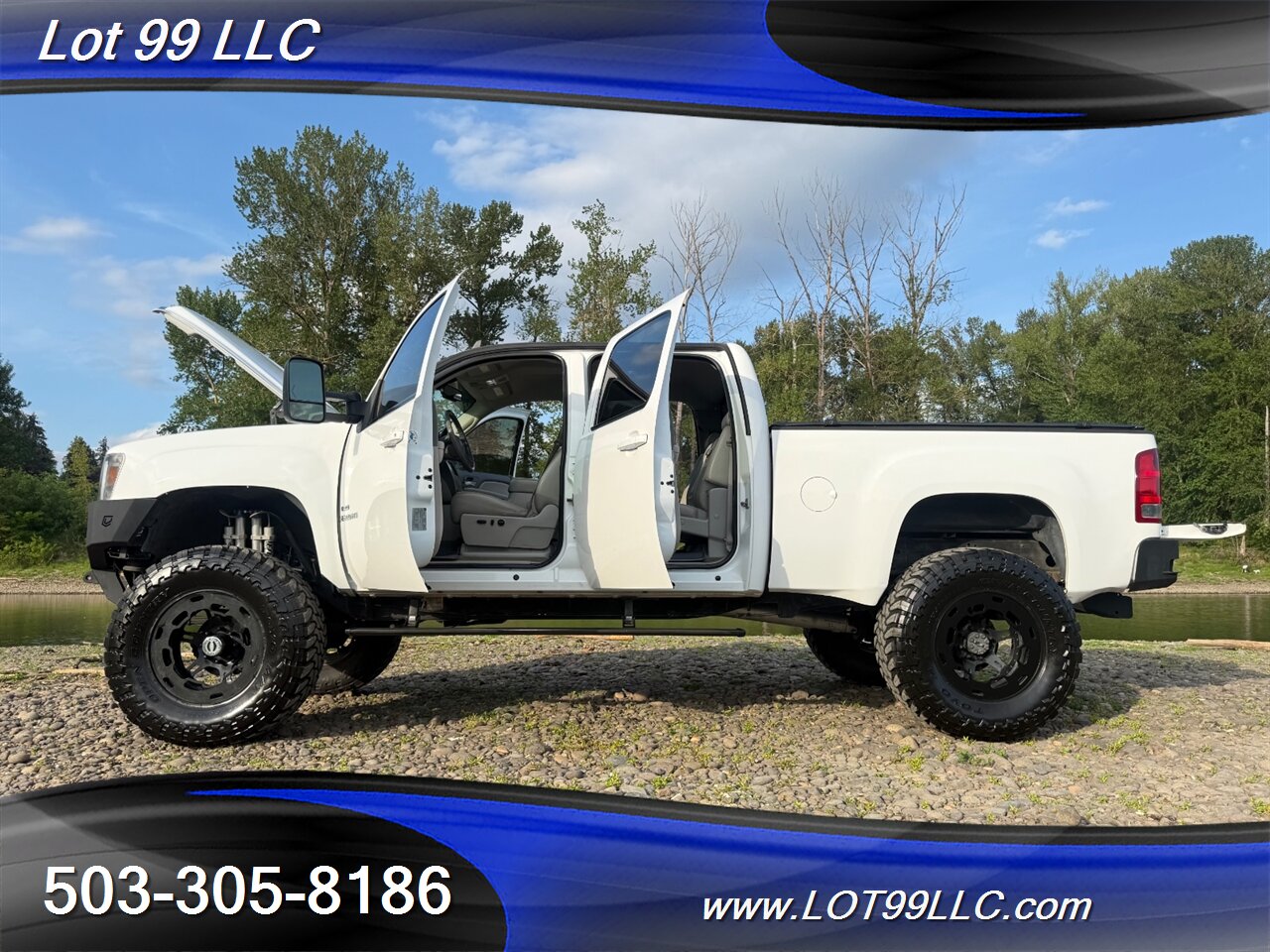 2009 GMC Sierra 2500HD SLT 141k LIFTED New 40 " Tires Duramax 6.6L Diesel  4x4 - Photo 18 - Milwaukie, OR 97267