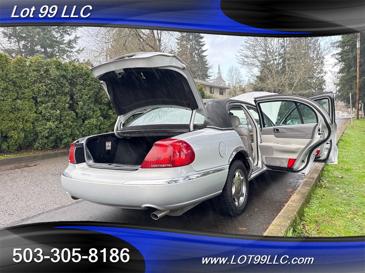 2001 Lincoln Continental 1-Owner 123k Phantom Top Heated Leather Moon Roof   - Photo 38 - Milwaukie, OR 97267