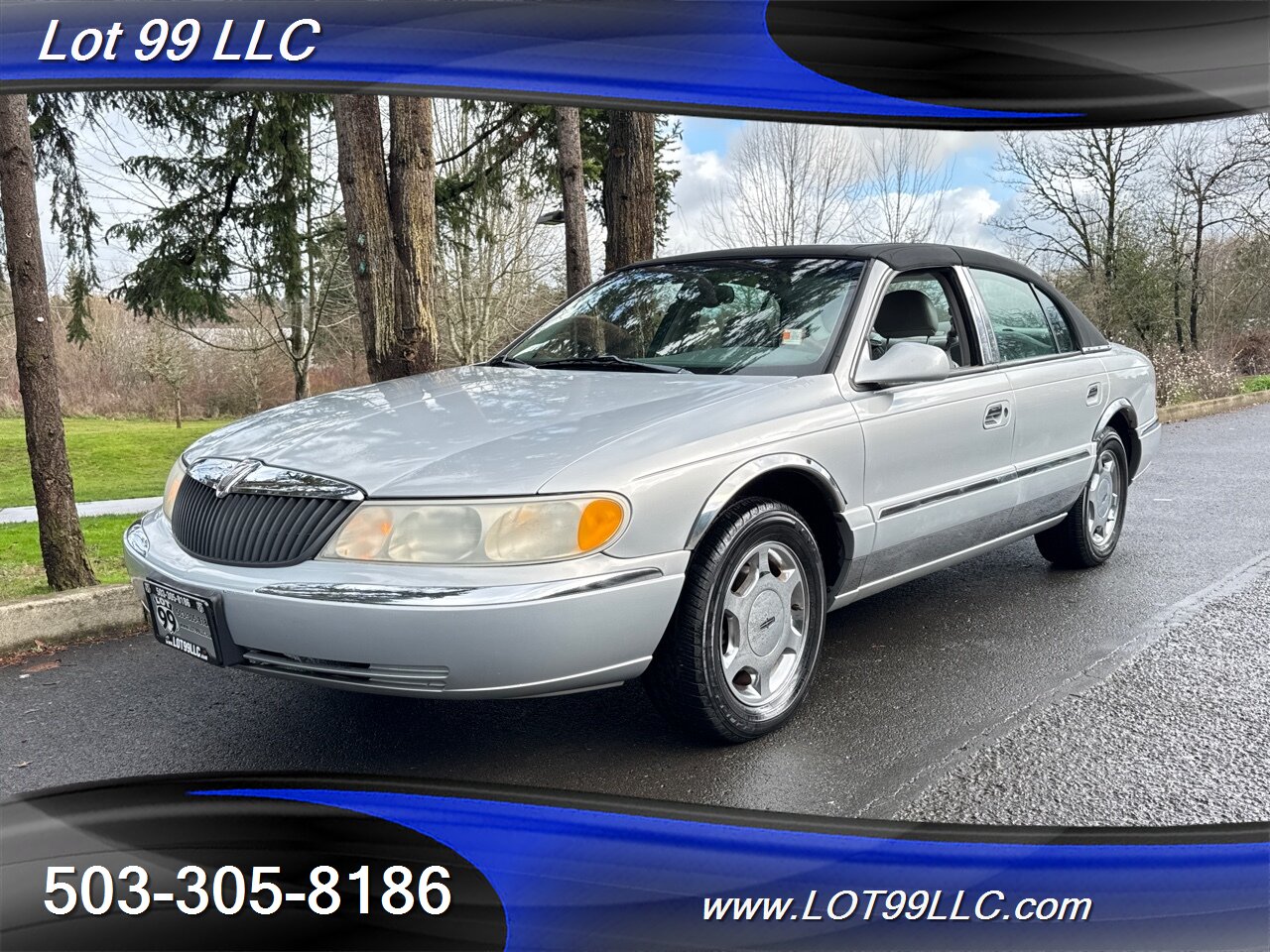 2001 Lincoln Continental 1-Owner 123k Phantom Top Heated Leather Moon Roof   - Photo 2 - Milwaukie, OR 97267