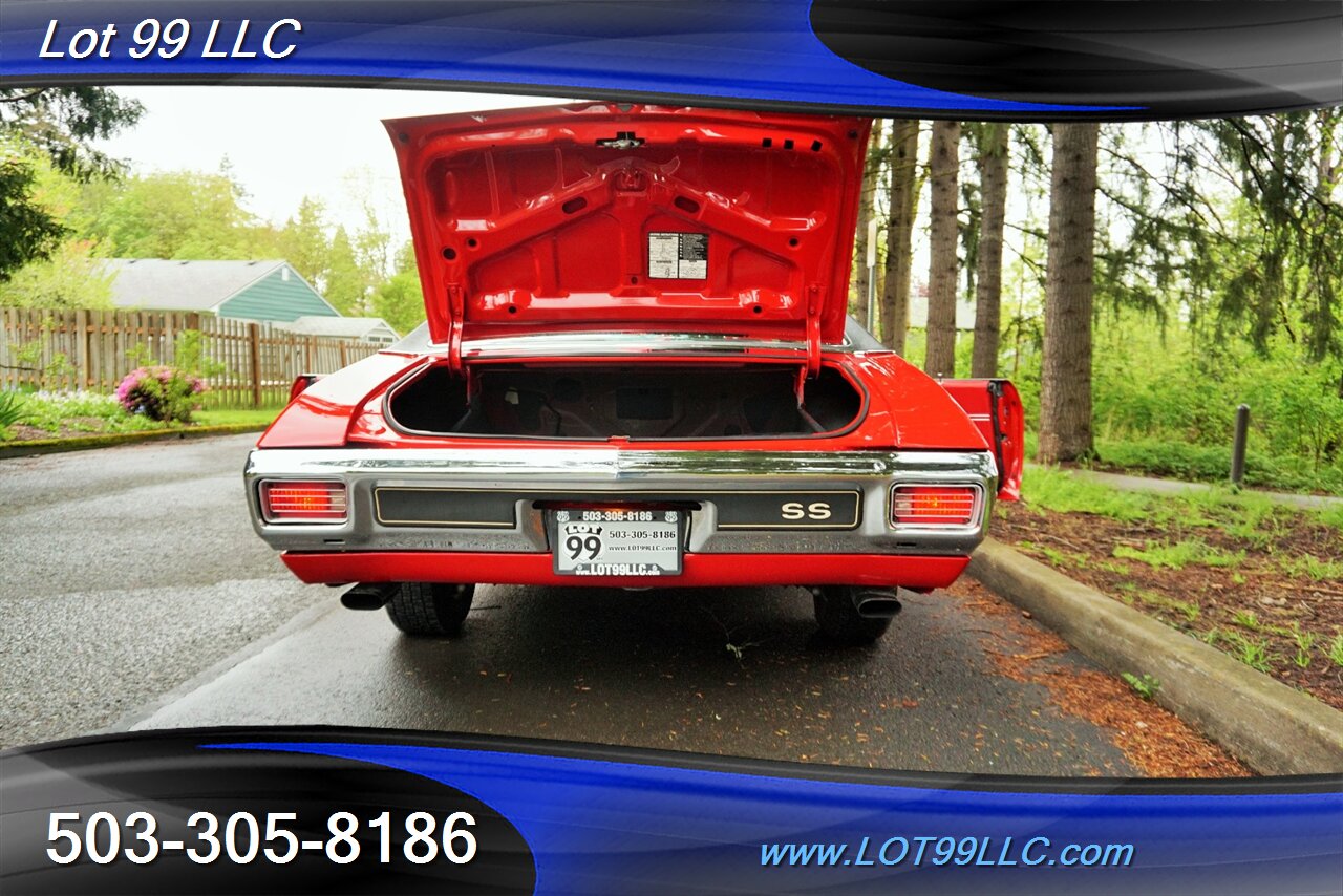 1970 Chevrolet Chevelle SS Coupe V8 396CI 4 SPEED Fully Restored   - Photo 46 - Milwaukie, OR 97267