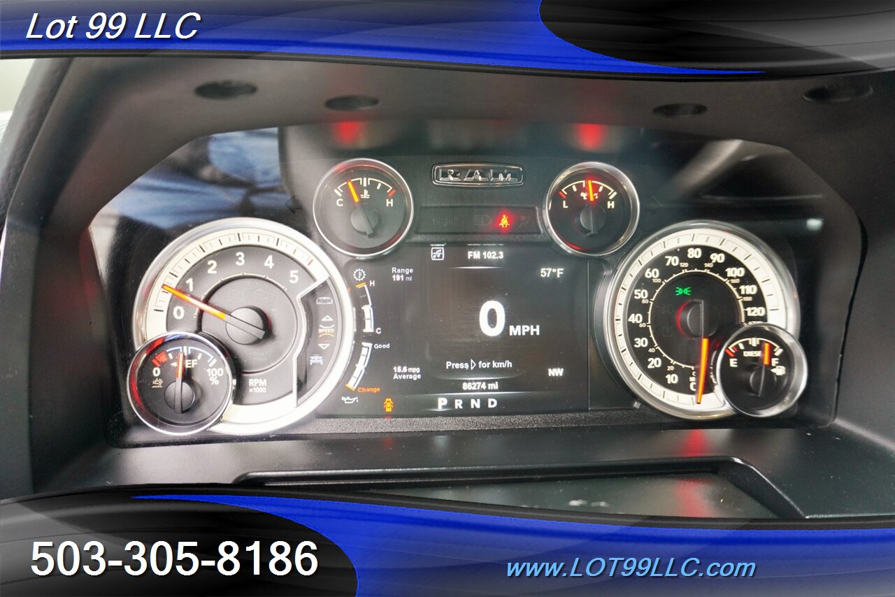 2017 RAM 1500 Laramie 4X4 3.0L ECODIESEL Heated Leather Seats Chrome Wheels Newer Tires Folding Running Boards - Photo 21 - Milwaukie, OR 97267