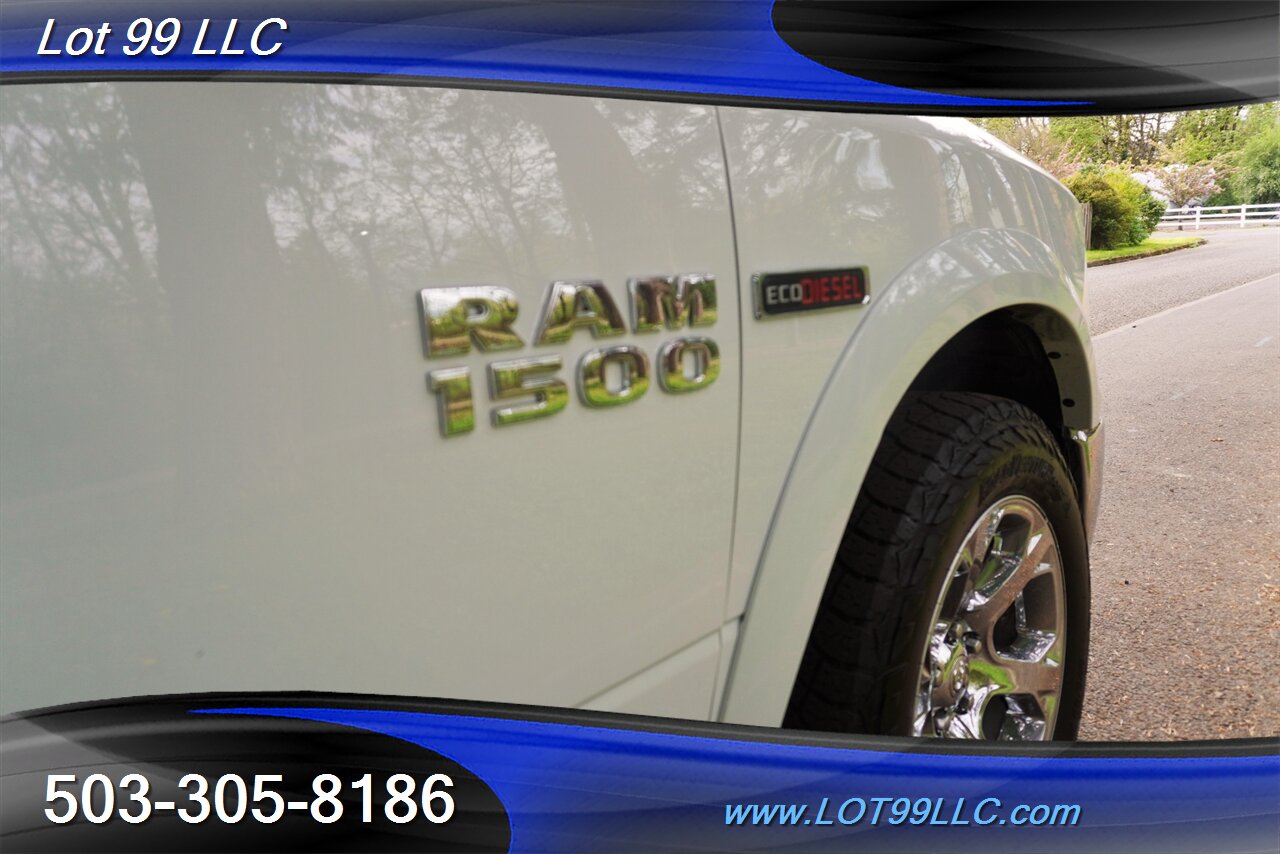 2017 RAM 1500 Laramie 4X4 3.0L ECODIESEL Heated Leather Seats Chrome Wheels Newer Tires Folding Running Boards - Photo 39 - Milwaukie, OR 97267