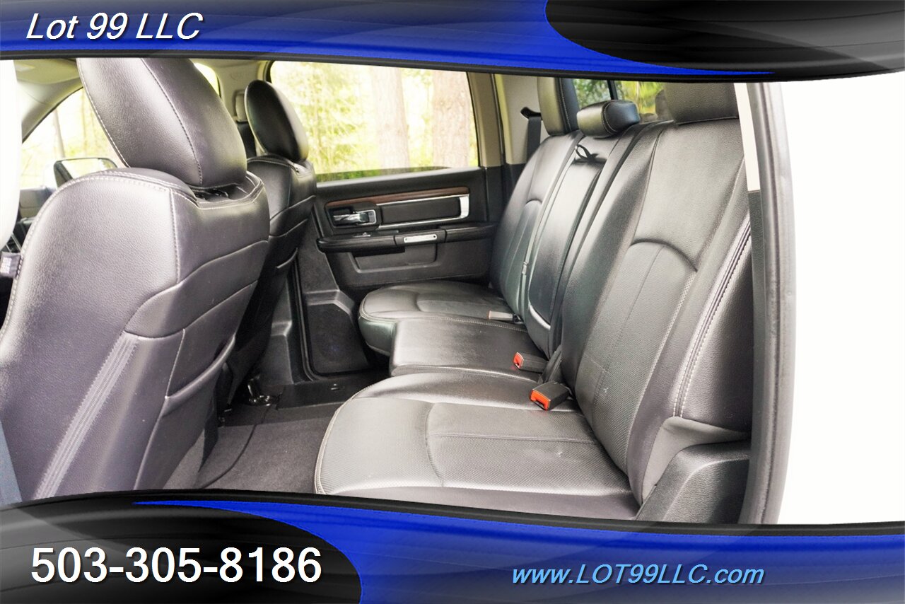 2017 RAM 1500 Laramie 4X4 3.0L ECODIESEL Heated Leather Seats Chrome Wheels Newer Tires Folding Running Boards - Photo 14 - Milwaukie, OR 97267