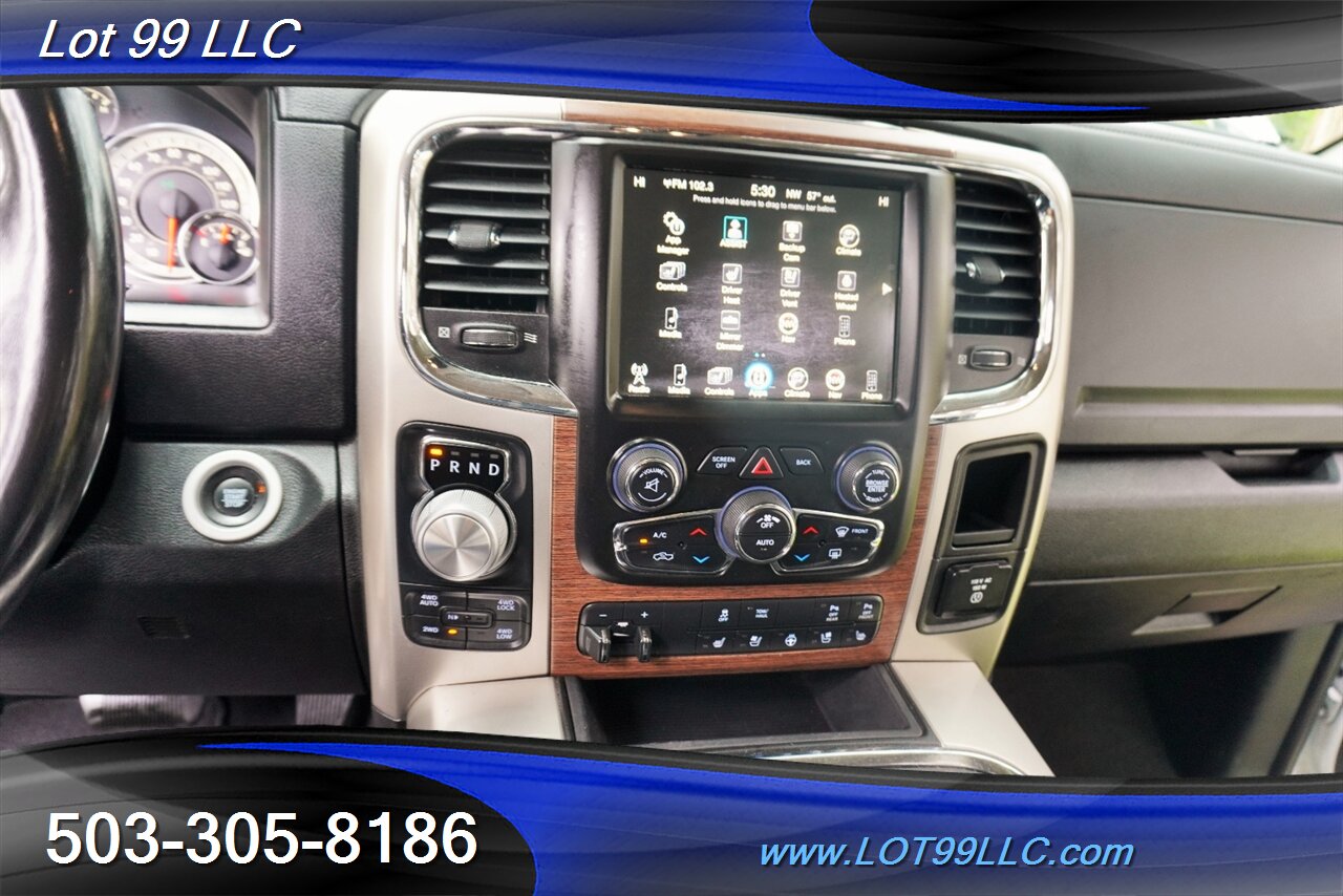 2017 RAM 1500 Laramie 4X4 3.0L ECODIESEL Heated Leather Seats Chrome Wheels Newer Tires Folding Running Boards - Photo 22 - Milwaukie, OR 97267