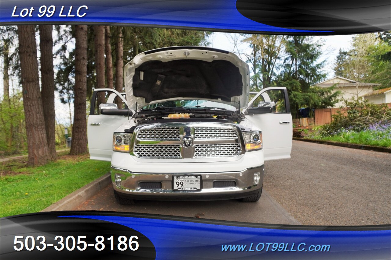 2017 RAM 1500 Laramie 4X4 3.0L ECODIESEL Heated Leather Seats Chrome Wheels Newer Tires Folding Running Boards - Photo 27 - Milwaukie, OR 97267