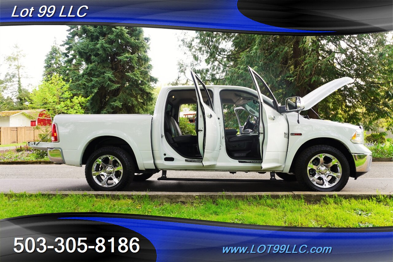 2017 RAM 1500 Laramie 4X4 3.0L ECODIESEL Heated Leather Seats Chrome Wheels Newer Tires Folding Running Boards - Photo 28 - Milwaukie, OR 97267