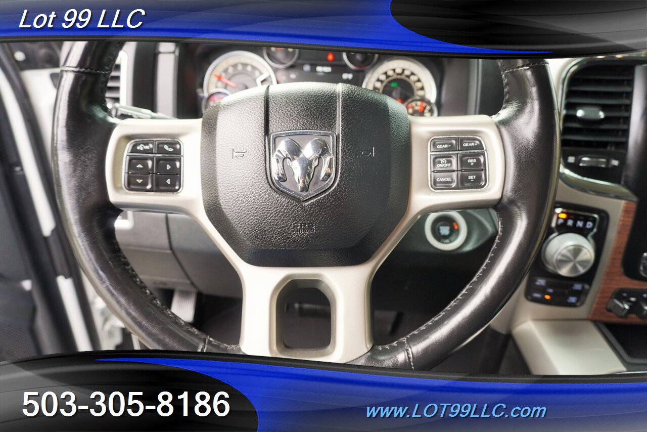 2017 RAM 1500 Laramie 4X4 3.0L ECODIESEL Heated Leather Seats Chrome Wheels Newer Tires Folding Running Boards - Photo 24 - Milwaukie, OR 97267