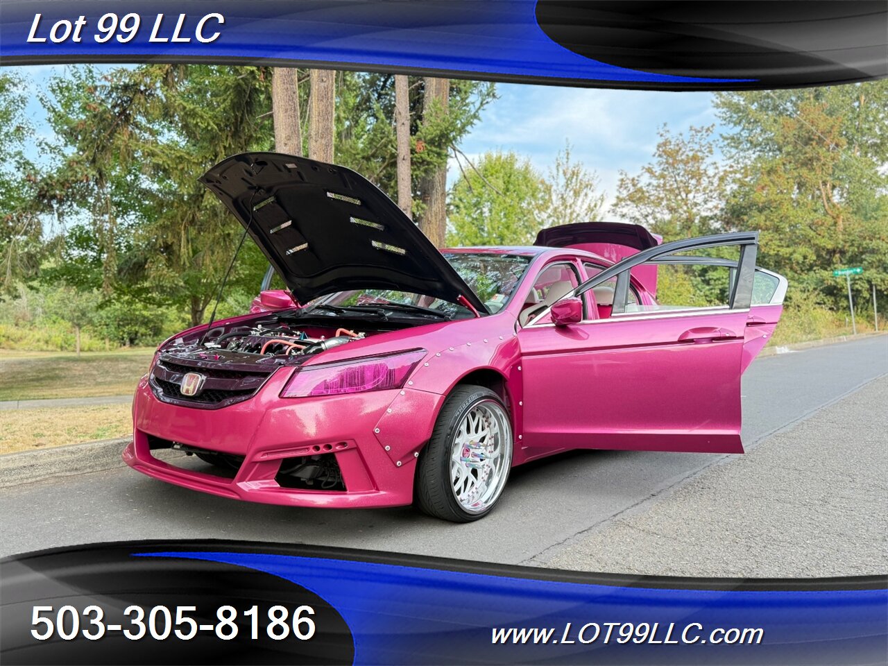 2011 Honda Accord LX 119k **PINK ** Wide Body Show Car - Photo 57 - Milwaukie, OR 97267
