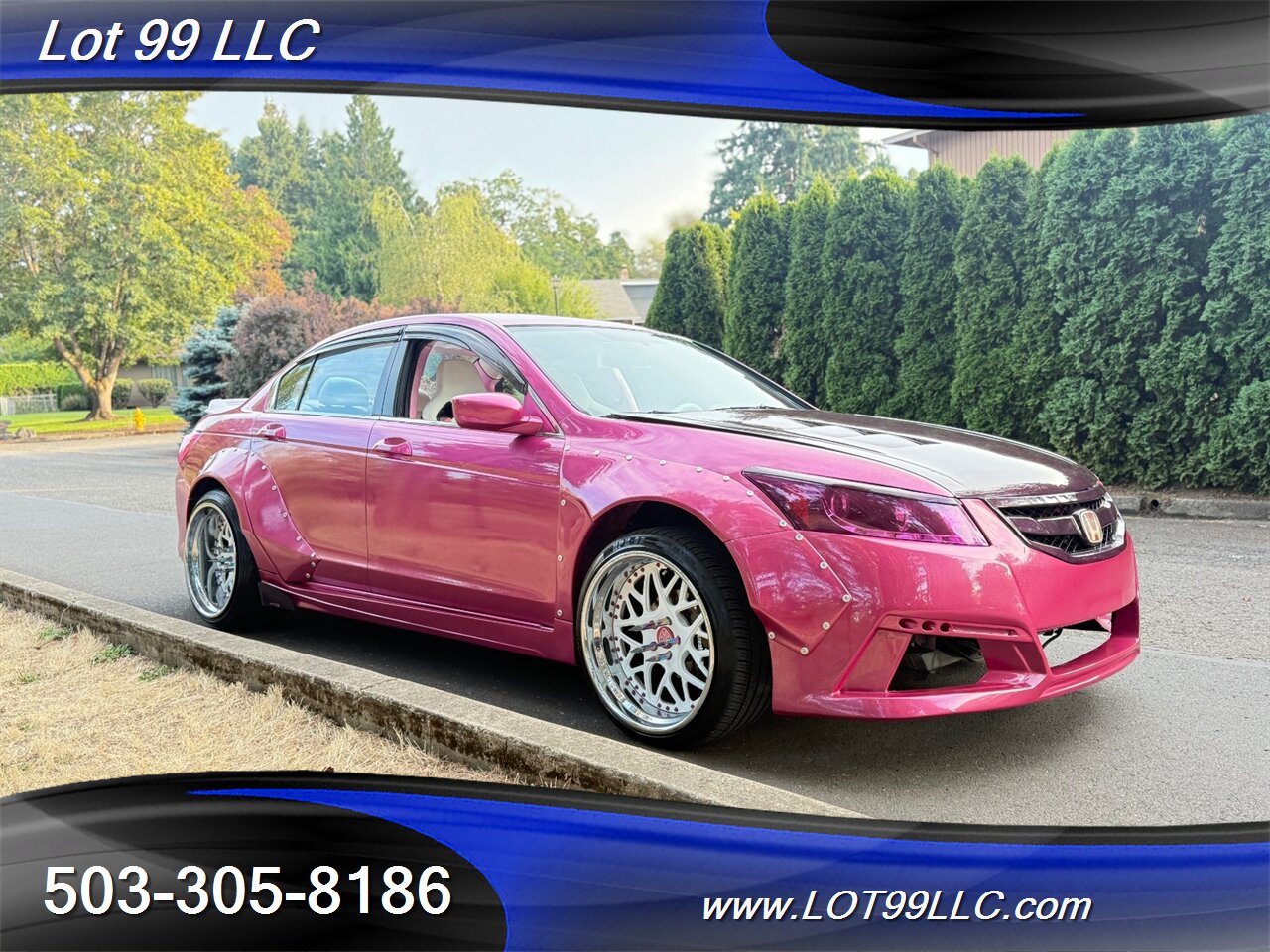 2011 Honda Accord LX 119k **PINK ** Wide Body Show Car - Photo 4 - Milwaukie, OR 97267