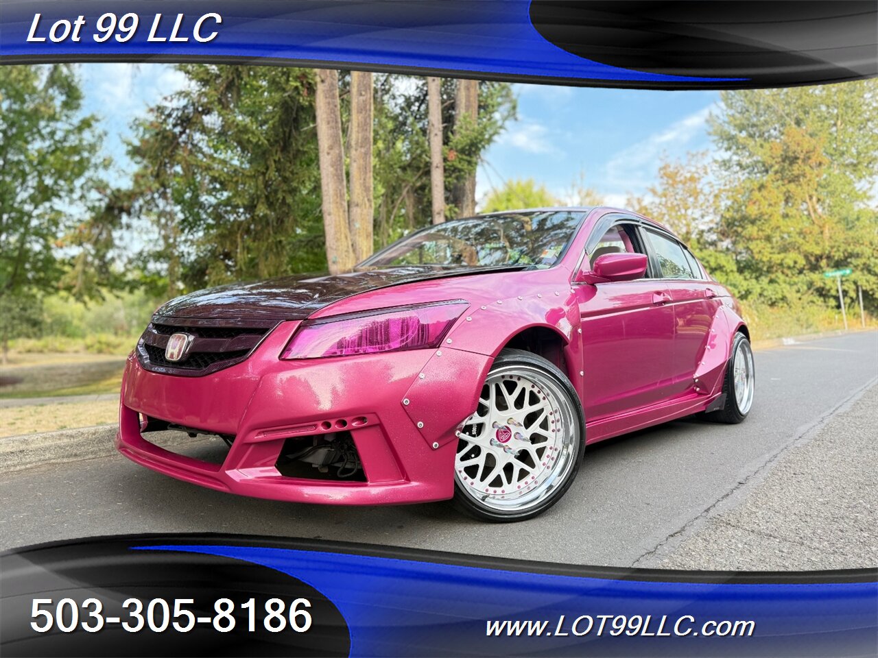2011 Honda Accord LX 119k **PINK ** Wide Body Show Car - Photo 2 - Milwaukie, OR 97267