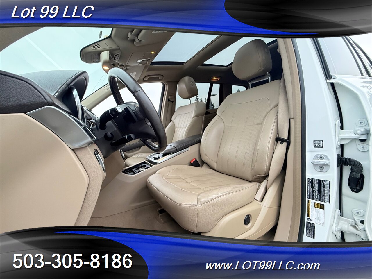 2015 Mercedes-Benz GL450 4MATIC AWD 3rd Row  Passenger  Heated Leather Navigation Panoramic Roof Power Folding - Photo 11 - Milwaukie, OR 97267