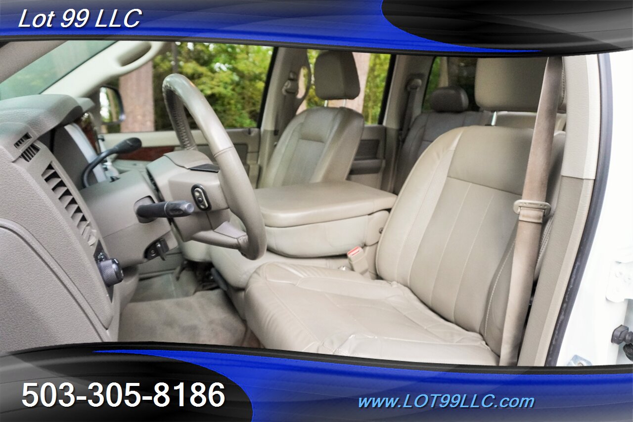 2008 Dodge Ram 2500 Laramie 4X4 6.7L Cummins Diesel Heated Leather  Seats Moon Roof Premium Wheels Newer Tires - Photo 13 - Milwaukie, OR 97267