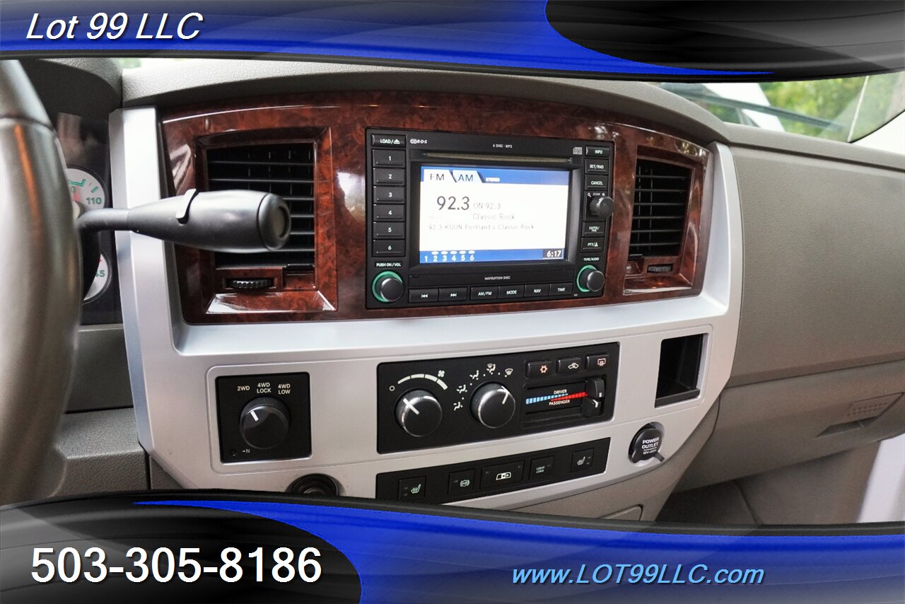 2008 Dodge Ram 2500 Laramie 4X4 6.7L Cummins Diesel Heated Leather  Seats Moon Roof Premium Wheels Newer Tires - Photo 21 - Milwaukie, OR 97267