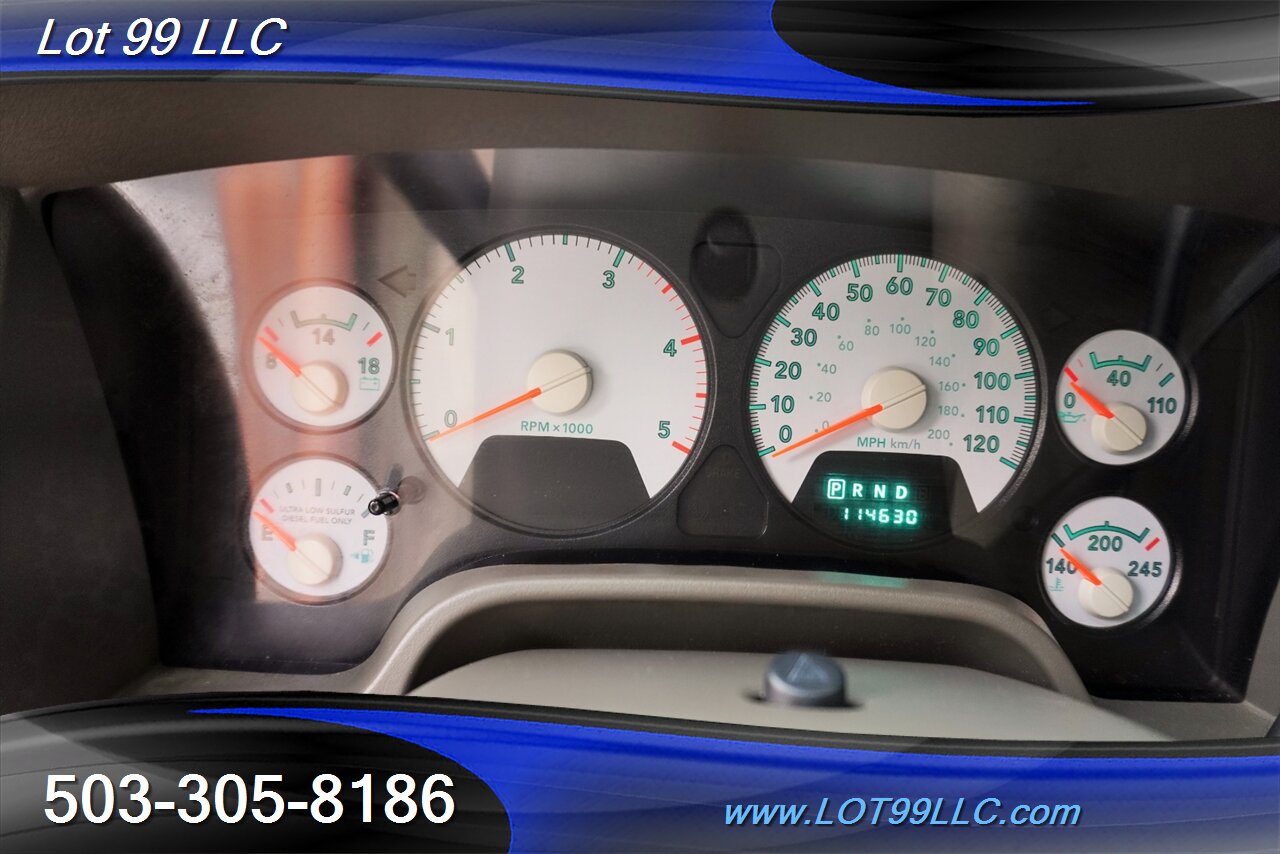 2008 Dodge Ram 2500 Laramie 4X4 6.7L Cummins Diesel Heated Leather  Seats Moon Roof Premium Wheels Newer Tires - Photo 25 - Milwaukie, OR 97267