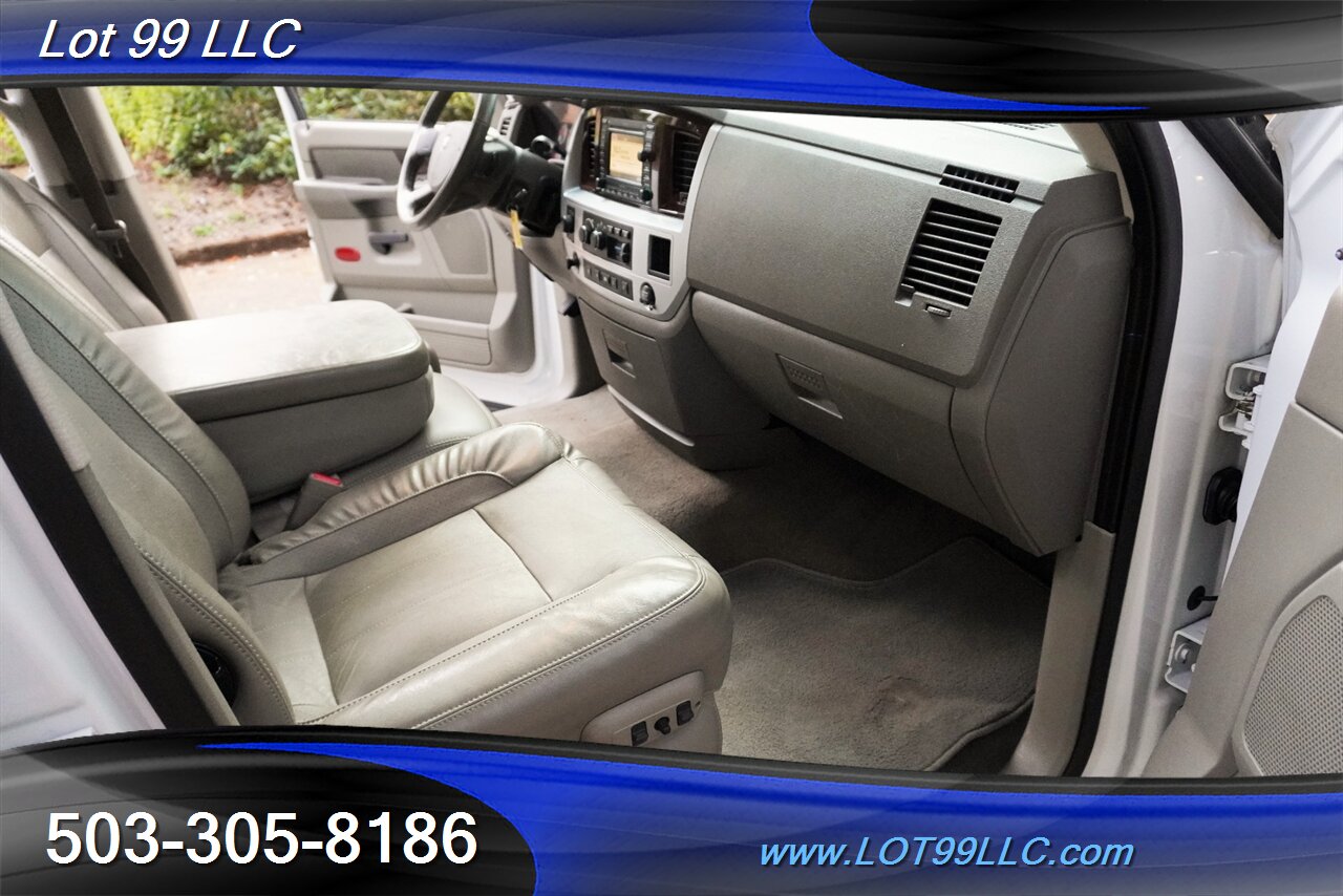 2008 Dodge Ram 2500 Laramie 4X4 6.7L Cummins Diesel Heated Leather  Seats Moon Roof Premium Wheels Newer Tires - Photo 34 - Milwaukie, OR 97267
