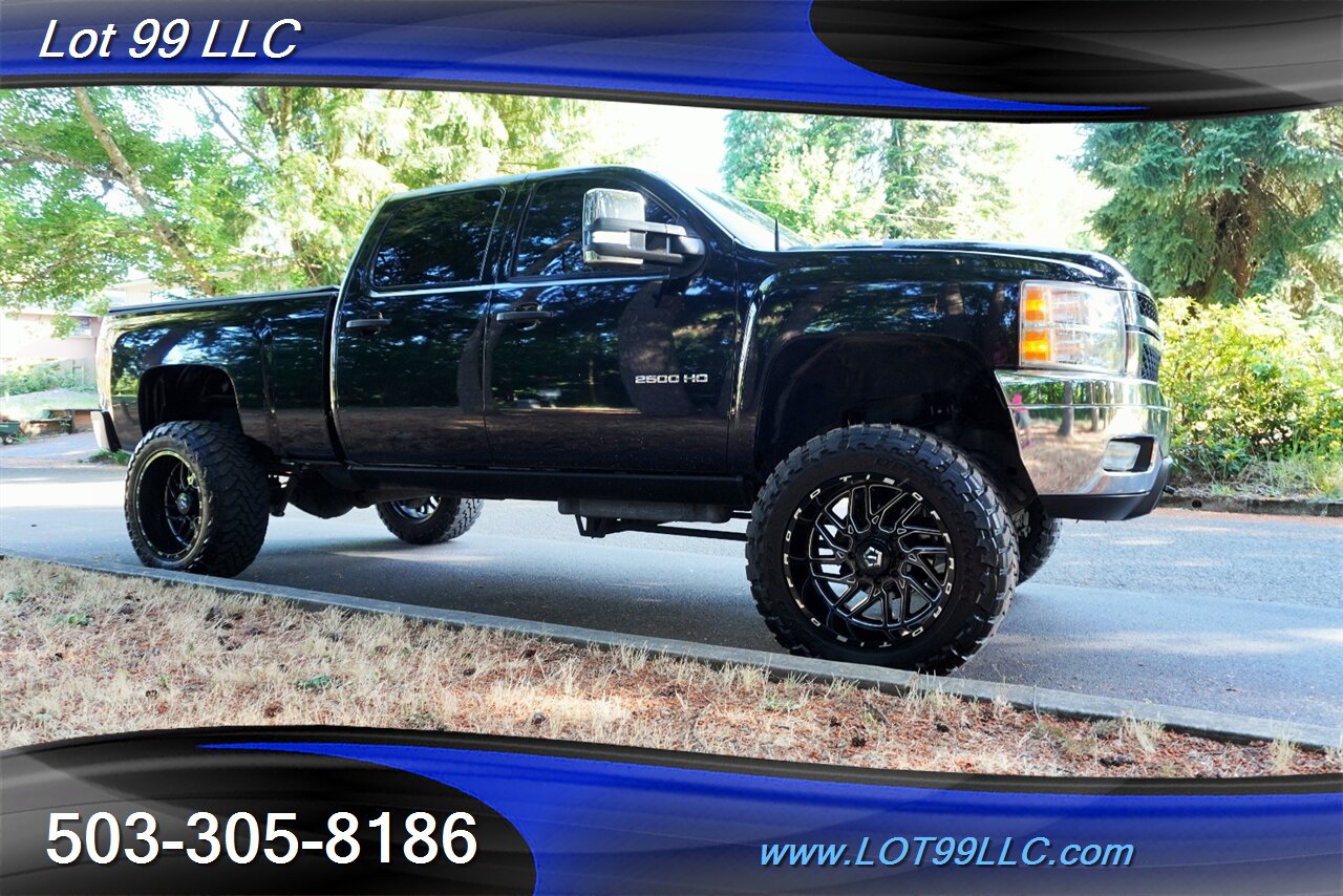 2013 Chevrolet Silverado 2500 4X4 Crew Cab 6.6L Duramax Diesel Heated Leather Short Bed Lifted 22 TIS Wheels Newer TOYO MT Tires - Photo 8 - Milwaukie, OR 97267