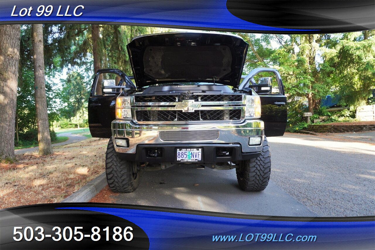 2013 Chevrolet Silverado 2500 4X4 Crew Cab 6.6L Duramax Diesel Heated Leather Short Bed Lifted 22 TIS Wheels Newer TOYO MT Tires - Photo 28 - Milwaukie, OR 97267