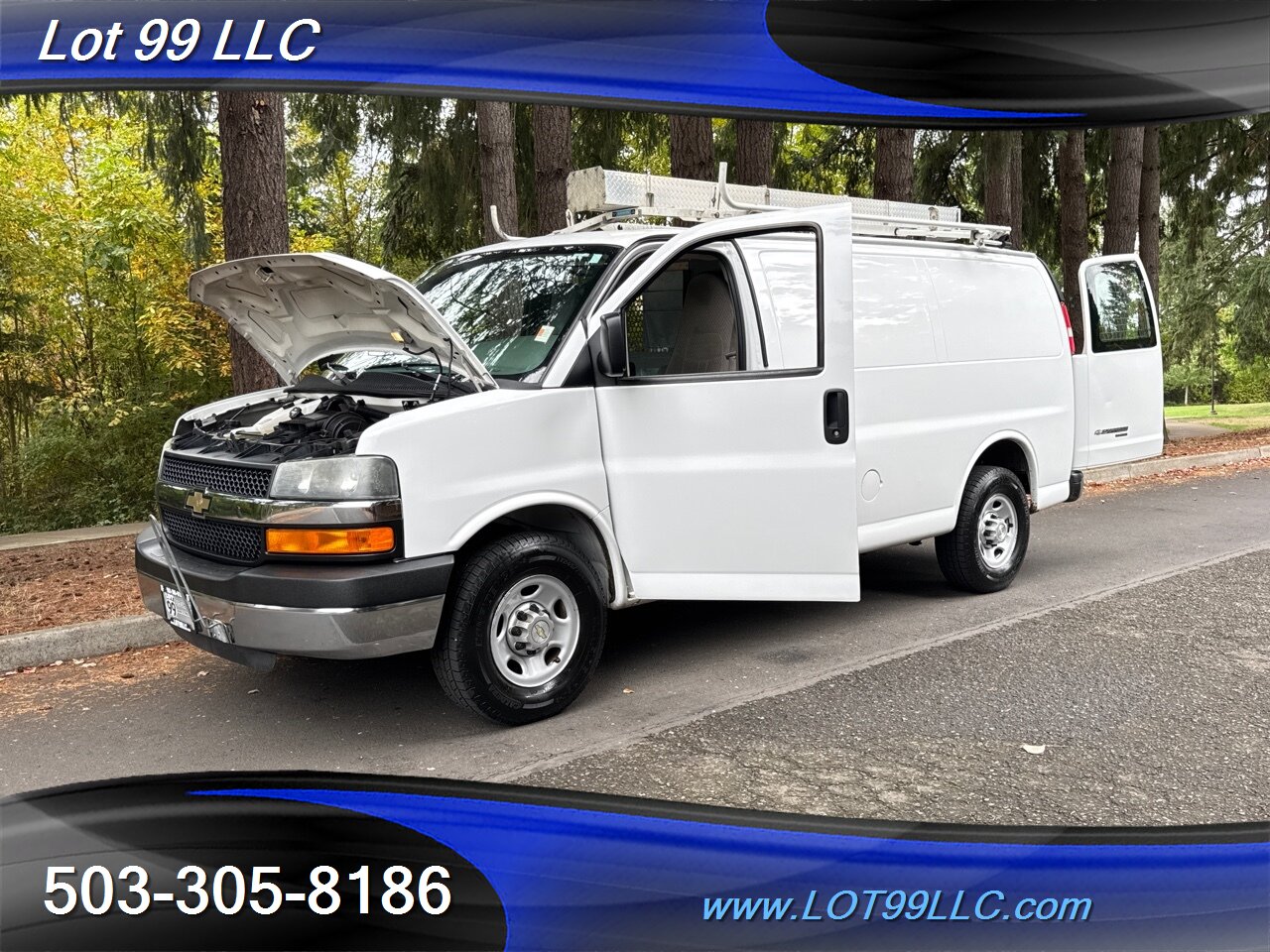 2013 Chevrolet Express 2500 Cargo Van 1-Owner 136k Ladder Rack Shelves   - Photo 39 - Milwaukie, OR 97267