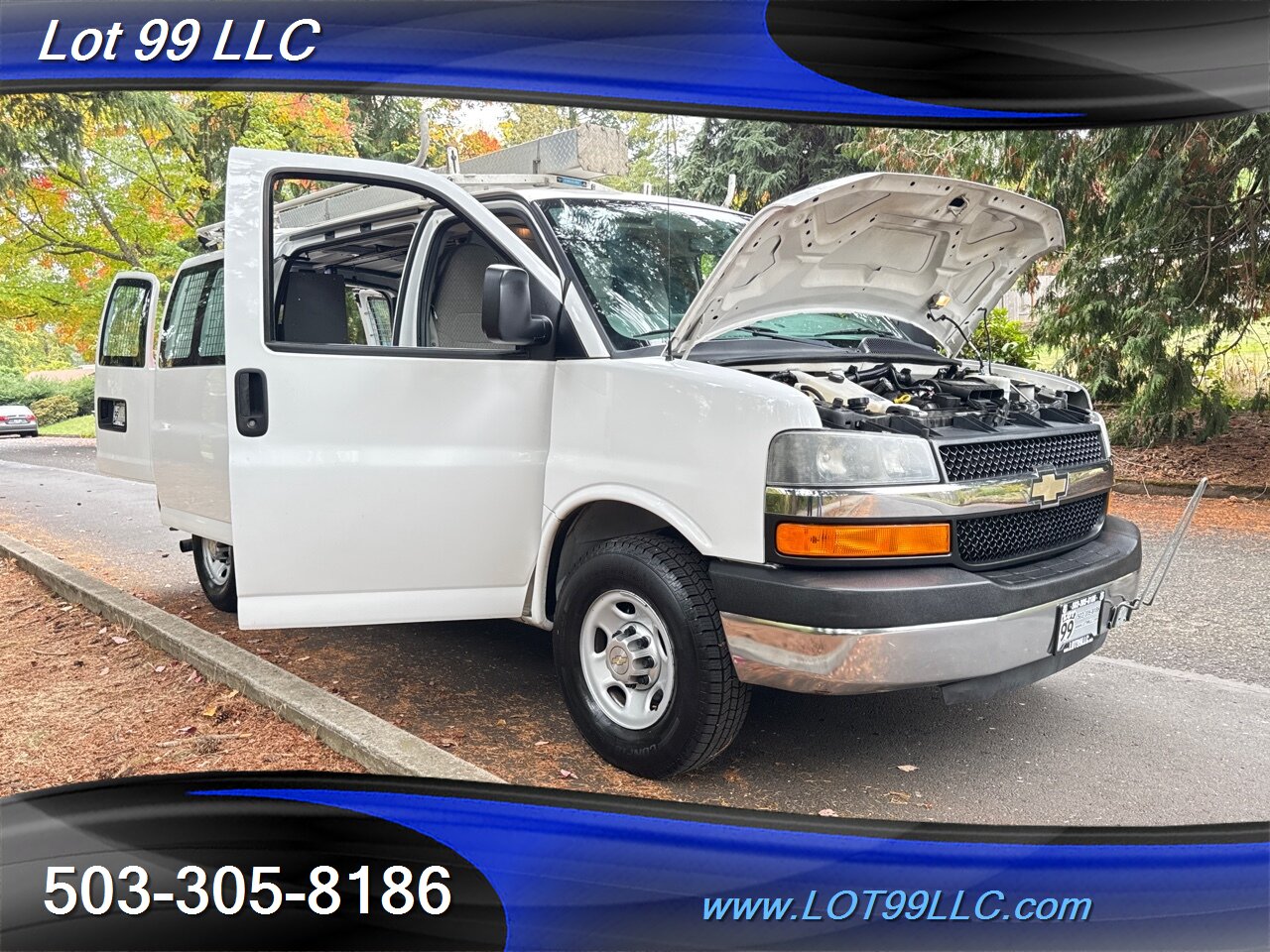 2013 Chevrolet Express 2500 Cargo Van 1-Owner 136k Ladder Rack Shelves   - Photo 41 - Milwaukie, OR 97267