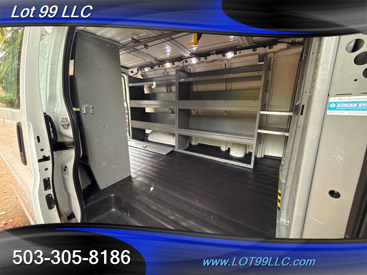 2013 Chevrolet Express 2500 Cargo Van 1-Owner 136k Ladder Rack Shelves   - Photo 16 - Milwaukie, OR 97267