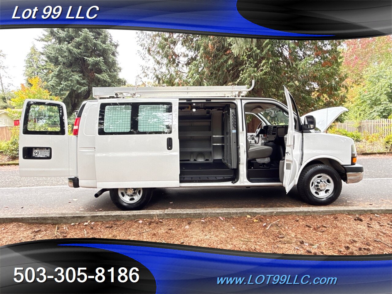 2013 Chevrolet Express 2500 Cargo Van 1-Owner 136k Ladder Rack Shelves   - Photo 21 - Milwaukie, OR 97267