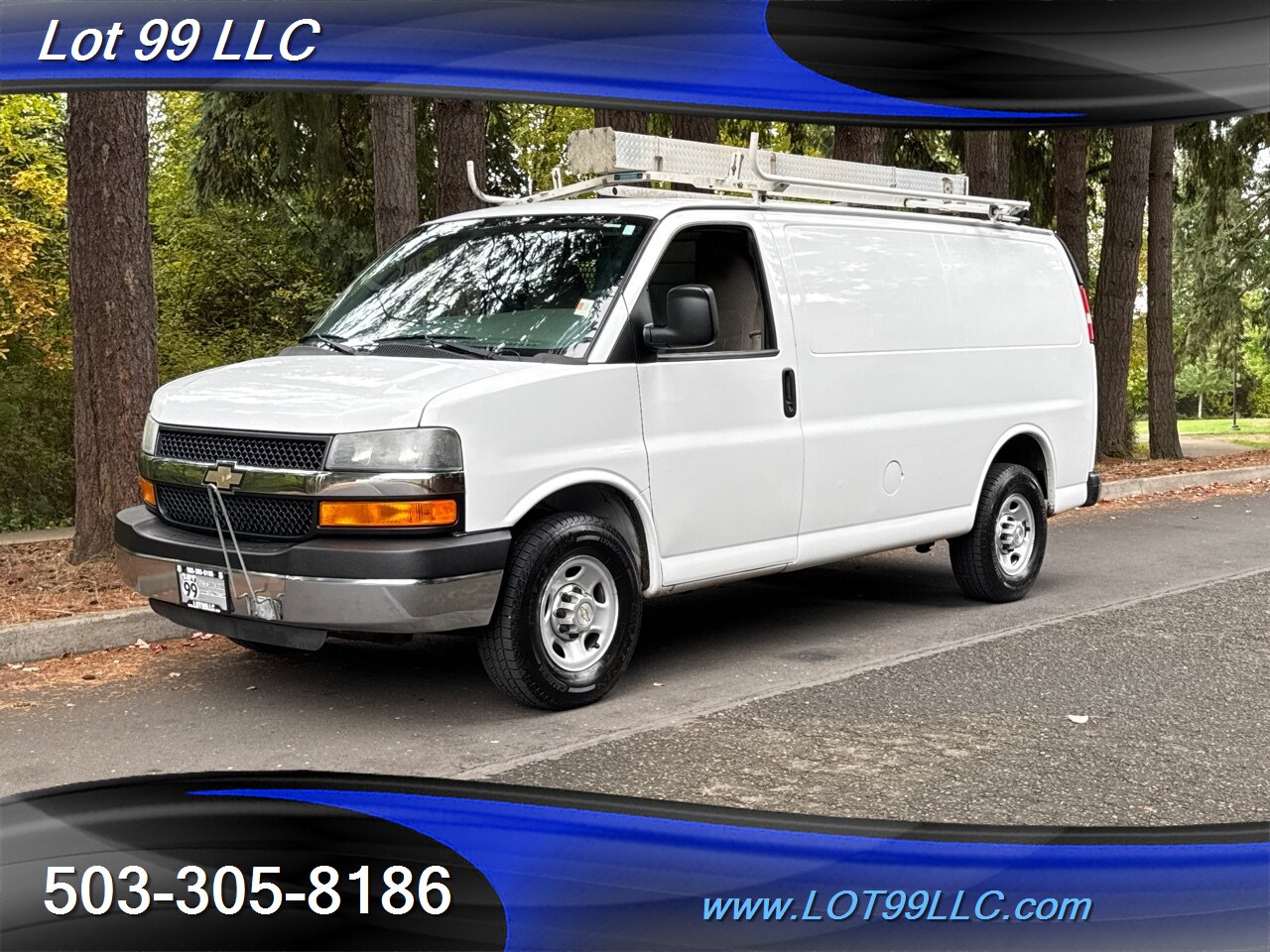 2013 Chevrolet Express 2500 Cargo Van 1-Owner 136k Ladder Rack Shelves   - Photo 2 - Milwaukie, OR 97267