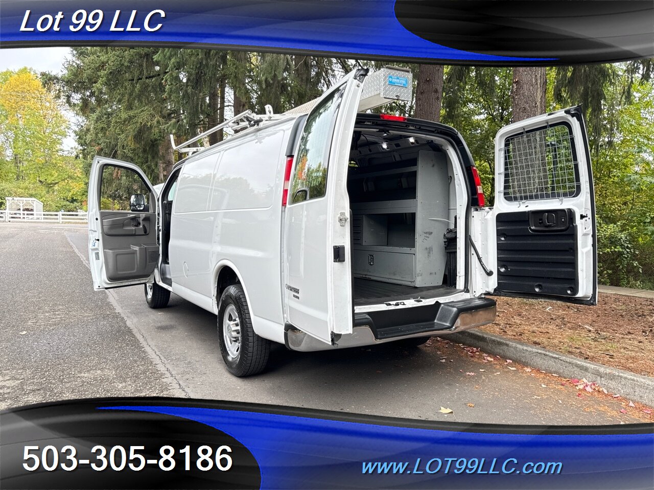 2013 Chevrolet Express 2500 Cargo Van 1-Owner 136k Ladder Rack Shelves   - Photo 44 - Milwaukie, OR 97267