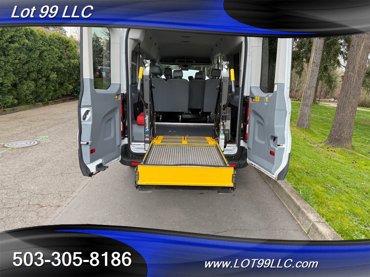2015 Ford Transit T350 WHEELCHAIR VAN 8 Passenger 125k 1-Owner  34 " BraunMobility Rear Lift Vinyl  Seats - Photo 20 - Milwaukie, OR 97267