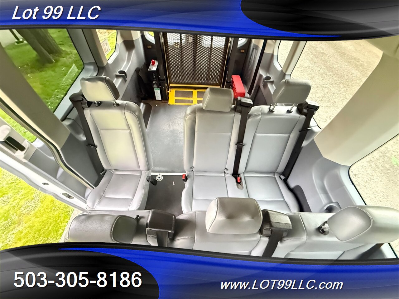 2015 Ford Transit T350 WHEELCHAIR VAN 8 Passenger 125k 1-Owner  34 " BraunMobility Rear Lift Vinyl  Seats - Photo 45 - Milwaukie, OR 97267