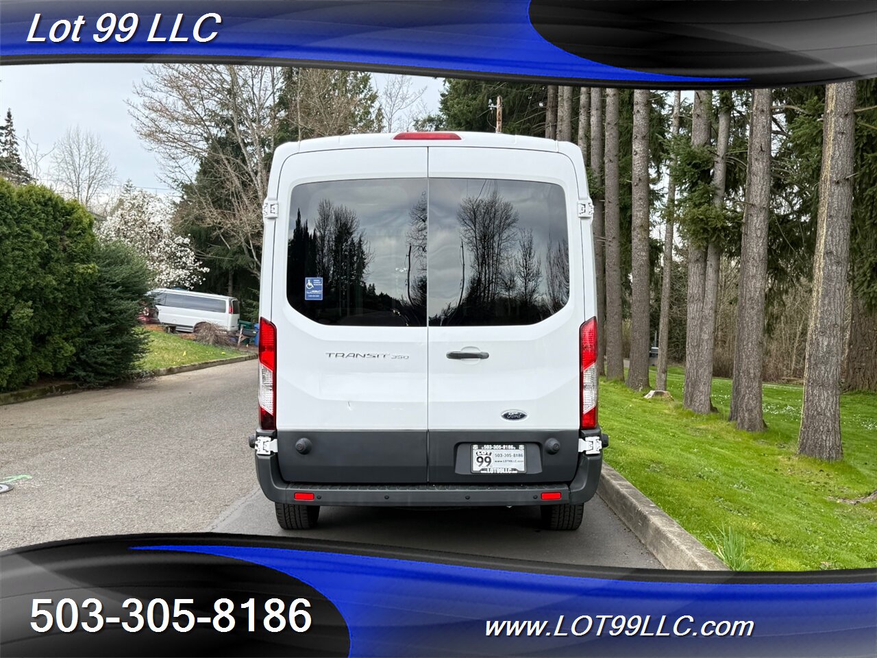2015 Ford Transit T350 WHEELCHAIR VAN 8 Passenger 125k 1-Owner  34 " BraunMobility Rear Lift Vinyl  Seats - Photo 12 - Milwaukie, OR 97267