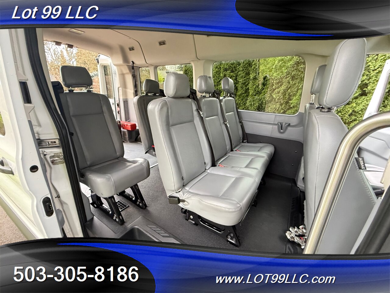 2015 Ford Transit T350 WHEELCHAIR VAN 8 Passenger 125k 1-Owner  34 " BraunMobility Rear Lift Vinyl  Seats - Photo 3 - Milwaukie, OR 97267