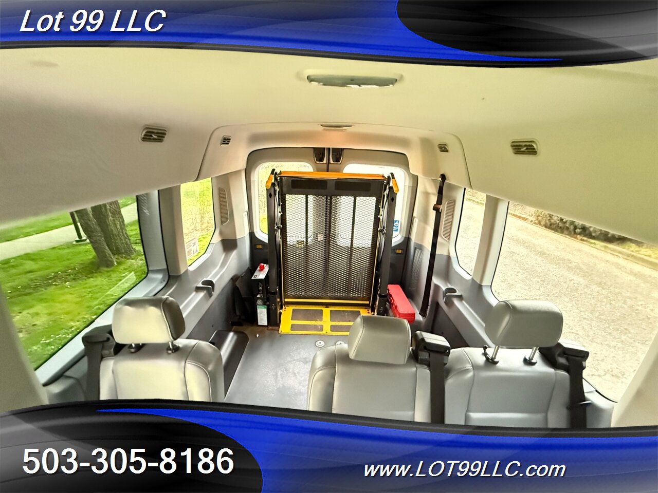 2015 Ford Transit T350 WHEELCHAIR VAN 8 Passenger 125k 1-Owner  34 " BraunMobility Rear Lift Vinyl  Seats - Photo 5 - Milwaukie, OR 97267
