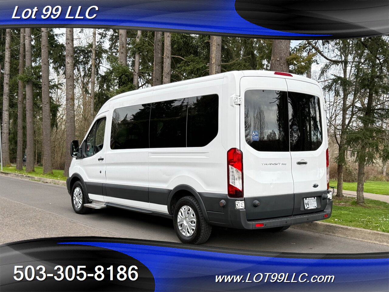 2015 Ford Transit T350 WHEELCHAIR VAN 8 Passenger 125k 1-Owner  34 " BraunMobility Rear Lift Vinyl  Seats - Photo 13 - Milwaukie, OR 97267