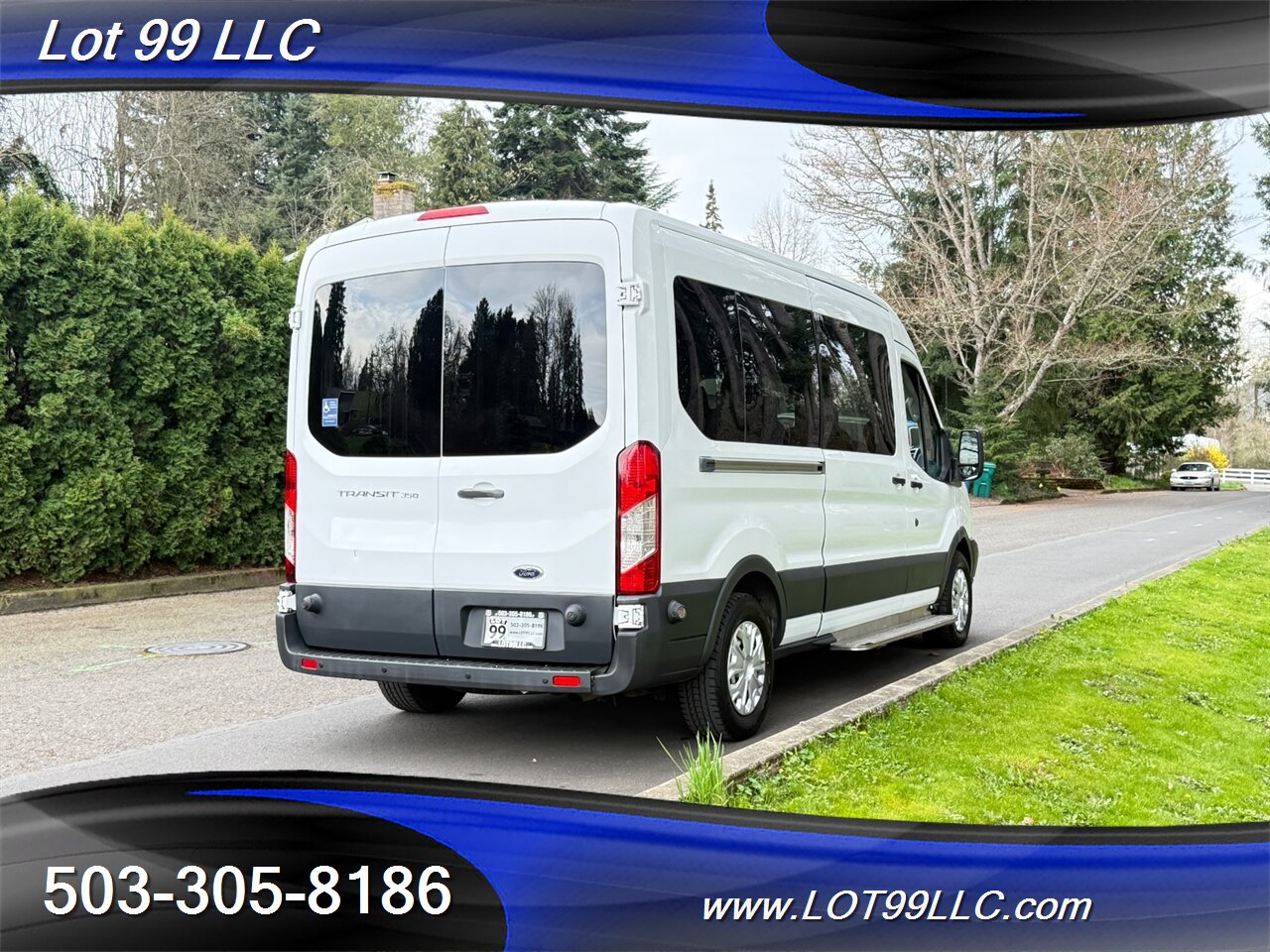 2015 Ford Transit T350 WHEELCHAIR VAN 8 Passenger 125k 1-Owner  34 " BraunMobility Rear Lift Vinyl  Seats - Photo 11 - Milwaukie, OR 97267