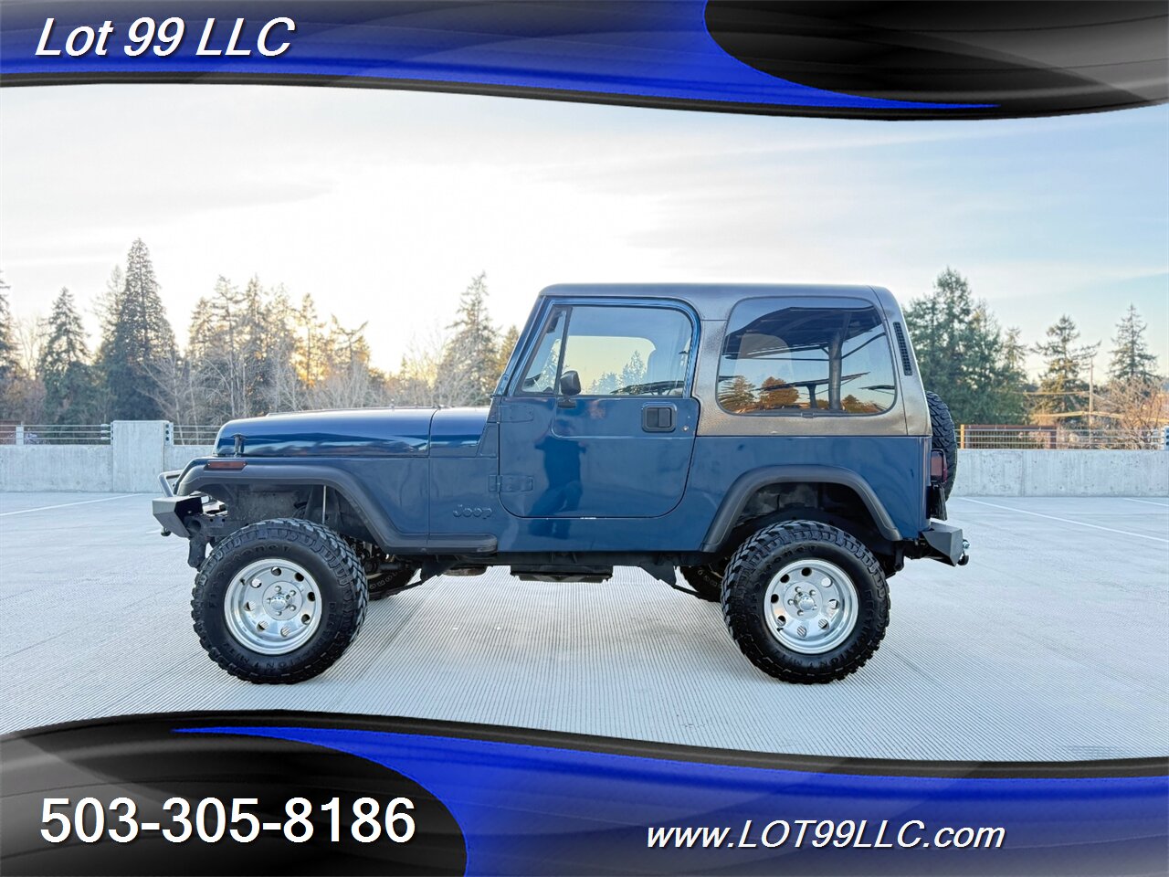 1992 Jeep Wrangler 4x4 Hard Top 4.0 I6 Auto New Wheels -Tires Leather  **Auxiliary 2nd Heater Under Dash** - Photo 1 - Milwaukie, OR 97267