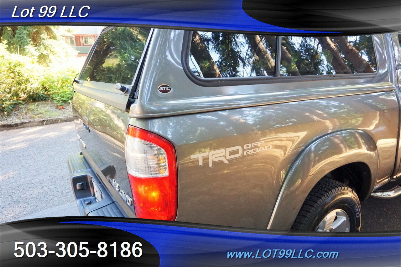 2005 Toyota Tundra SR5 4X4 Double Cab V8 5.7L Canopy NEW TIRES - Photo 33 - Milwaukie, OR 97267