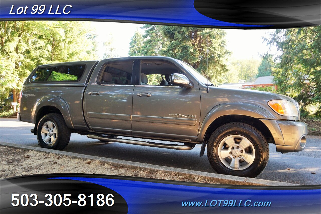 2005 Toyota Tundra SR5 4X4 Double Cab V8 5.7L Canopy NEW TIRES - Photo 7 - Milwaukie, OR 97267