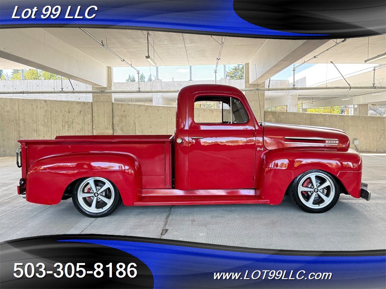 1949 Ford F-100 RestoMod 4.6L V8 4 Wheel Disc Brakes Wood Bed Mustang Running Gear - Photo 5 - Milwaukie, OR 97267