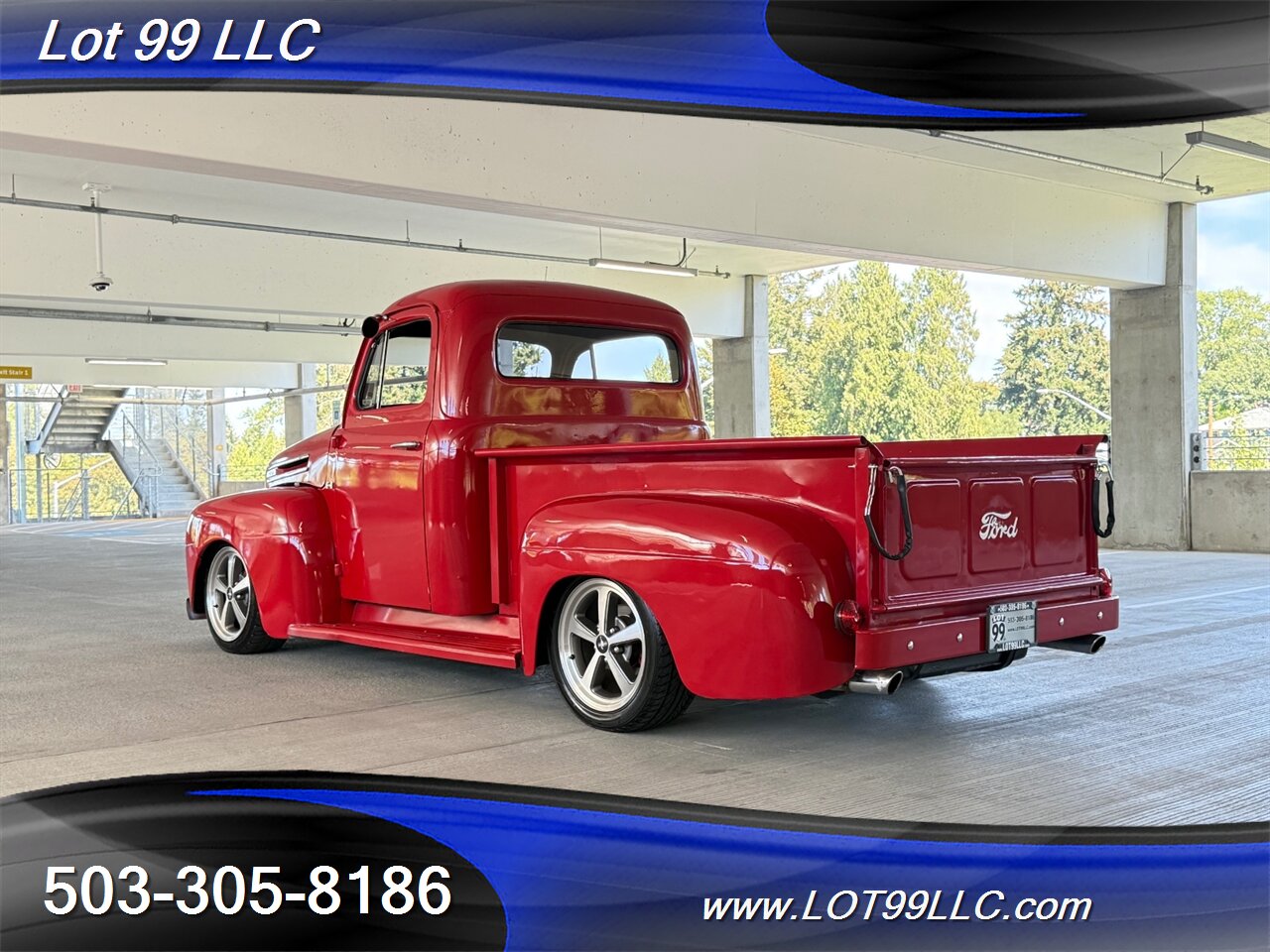 1949 Ford F-100 RestoMod 4.6L V8 4 Wheel Disc Brakes Wood Bed Mustang Running Gear - Photo 8 - Milwaukie, OR 97267