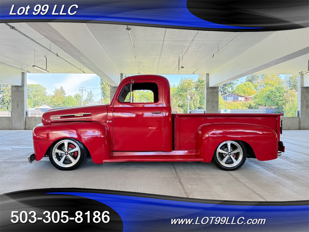 1949 Ford F-100 RestoMod 4.6L V8 4 Wheel Disc Brakes Wood Bed Mustang Running Gear - Photo 1 - Milwaukie, OR 97267