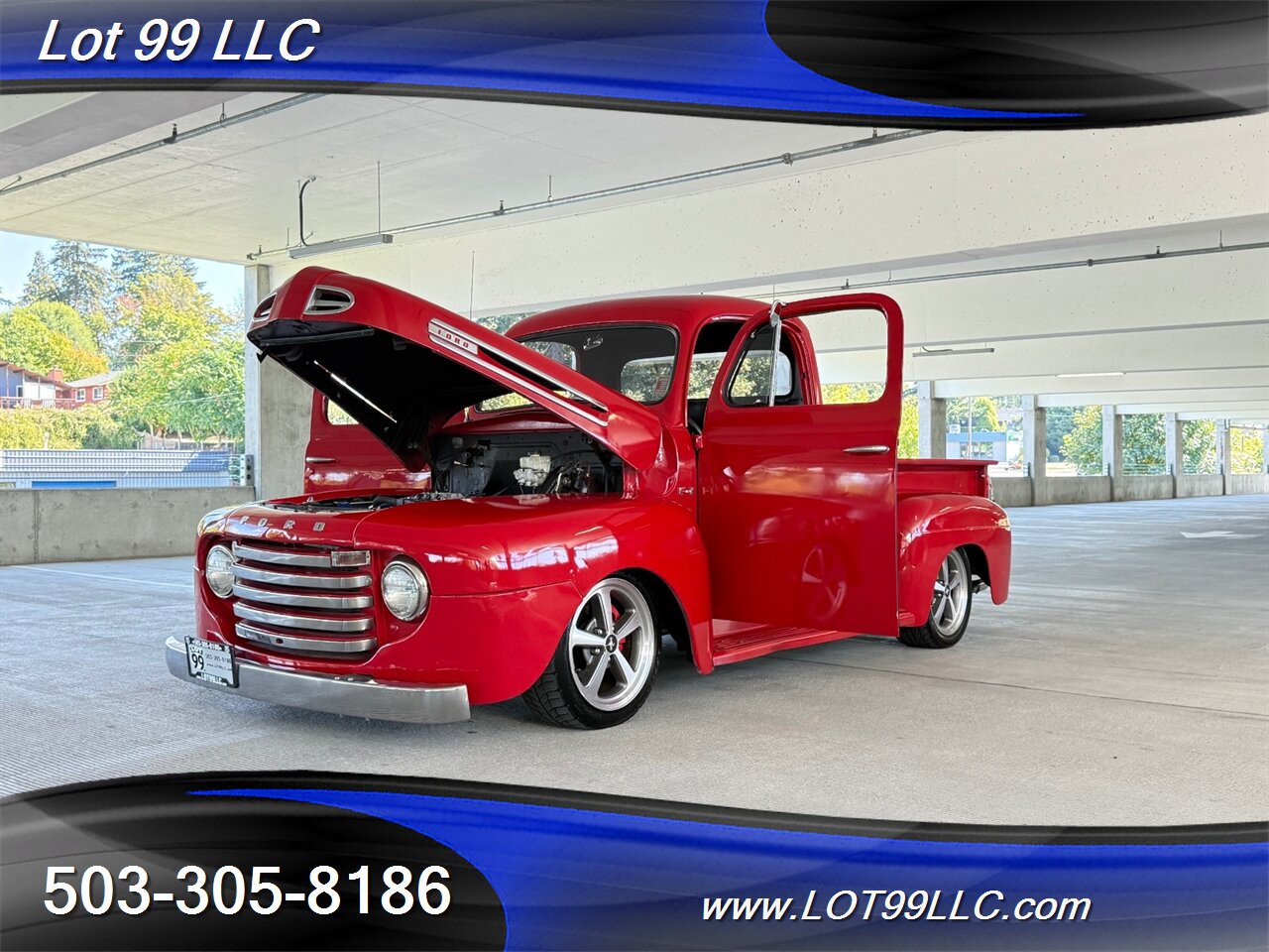 1949 Ford F-100 RestoMod 4.6L V8 4 Wheel Disc Brakes Wood Bed Mustang Running Gear - Photo 17 - Milwaukie, OR 97267