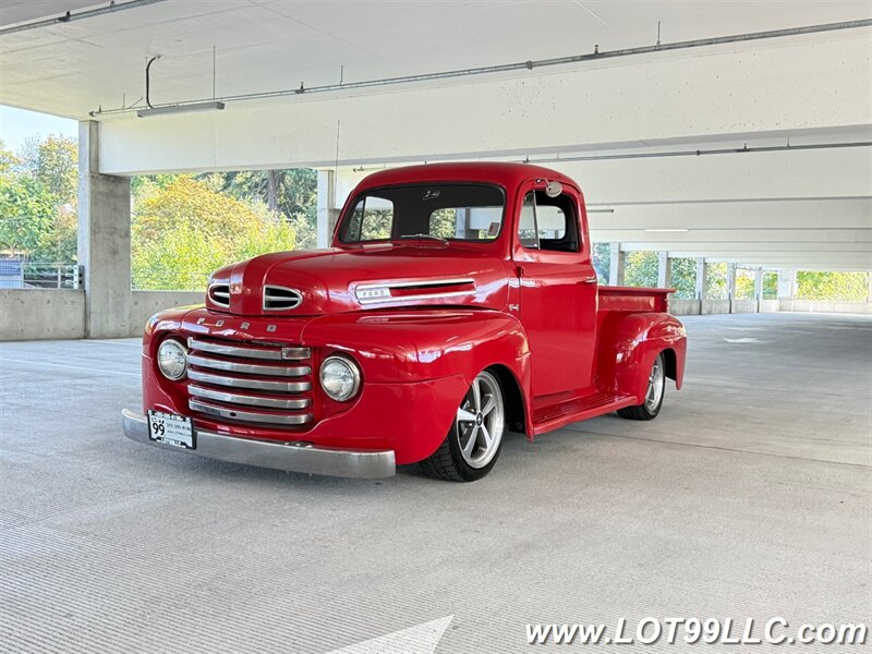 1949 Ford F-100 RestoMod 4.6L V8 4 Wheel Disc Brakes Wood Bed  Mustang Running Gear