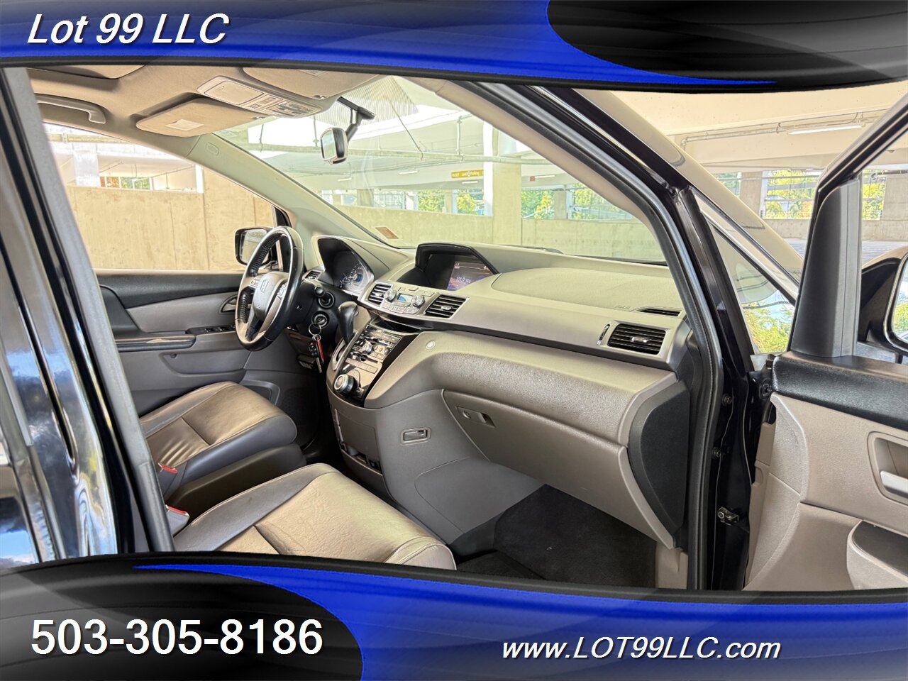 2013 Honda Odyssey EX-L WHEELCHAIR VAN Power Ramp New Tires DVD Entertainment Htd Leather Moon Roof - Photo 44 - Milwaukie, OR 97267