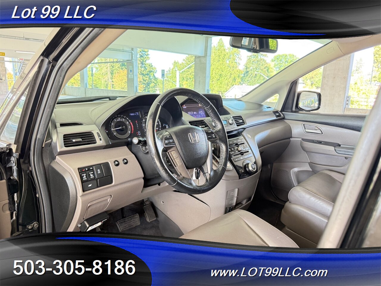 2013 Honda Odyssey EX-L WHEELCHAIR VAN Power Ramp New Tires DVD Entertainment Htd Leather Moon Roof - Photo 36 - Milwaukie, OR 97267