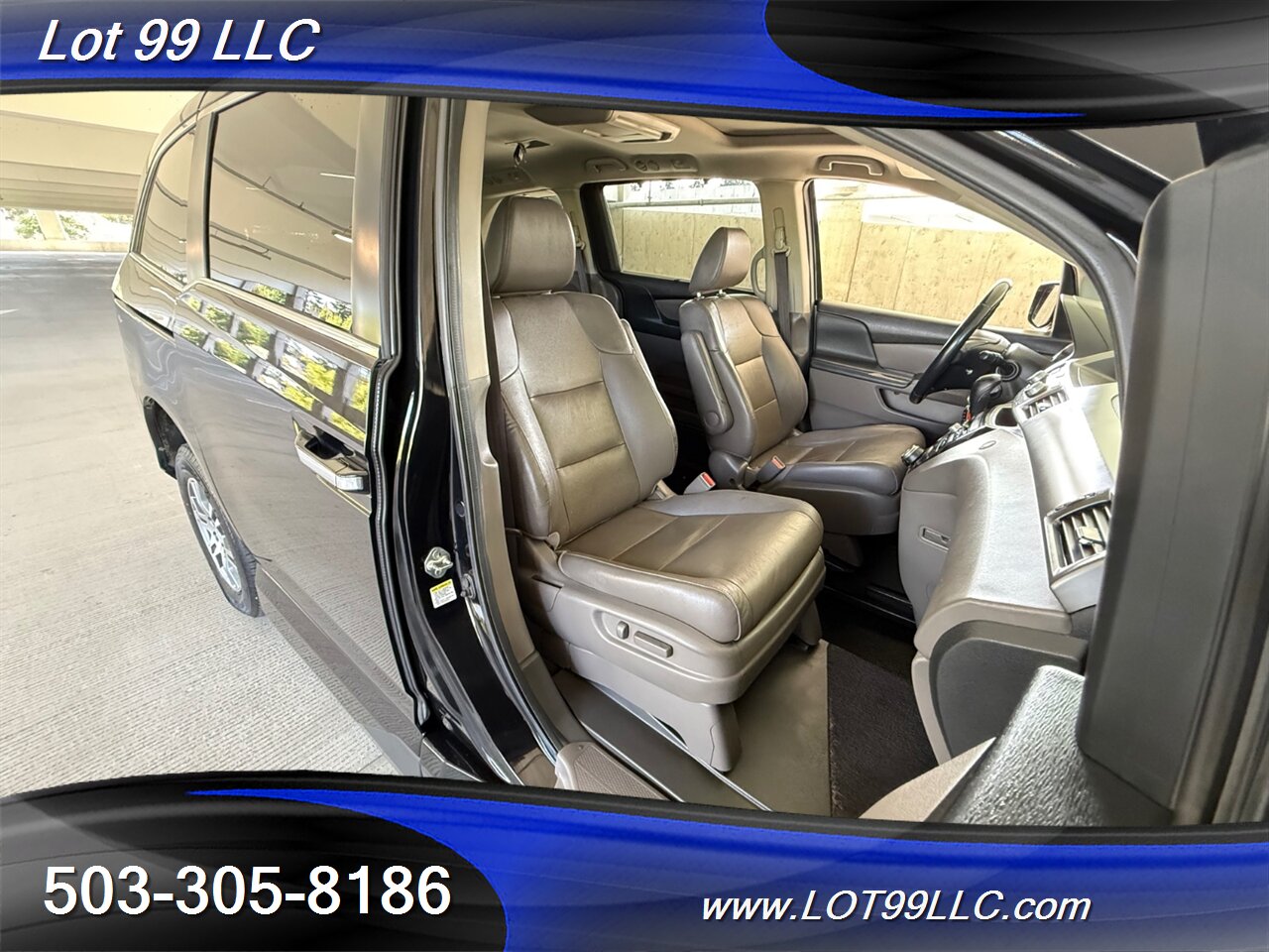 2013 Honda Odyssey EX-L WHEELCHAIR VAN Power Ramp New Tires DVD Entertainment Htd Leather Moon Roof - Photo 20 - Milwaukie, OR 97267