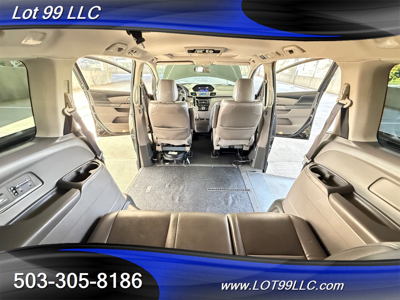 2013 Honda Odyssey EX-L WHEELCHAIR VAN Power Ramp New Tires DVD Entertainment Htd Leather Moon Roof - Photo 4 - Milwaukie, OR 97267