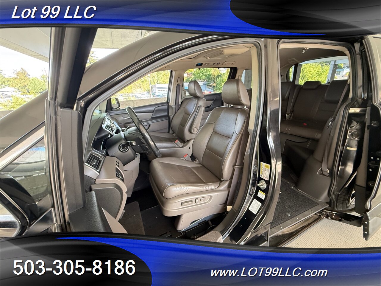 2013 Honda Odyssey EX-L WHEELCHAIR VAN Power Ramp New Tires DVD Entertainment Htd Leather Moon Roof - Photo 7 - Milwaukie, OR 97267