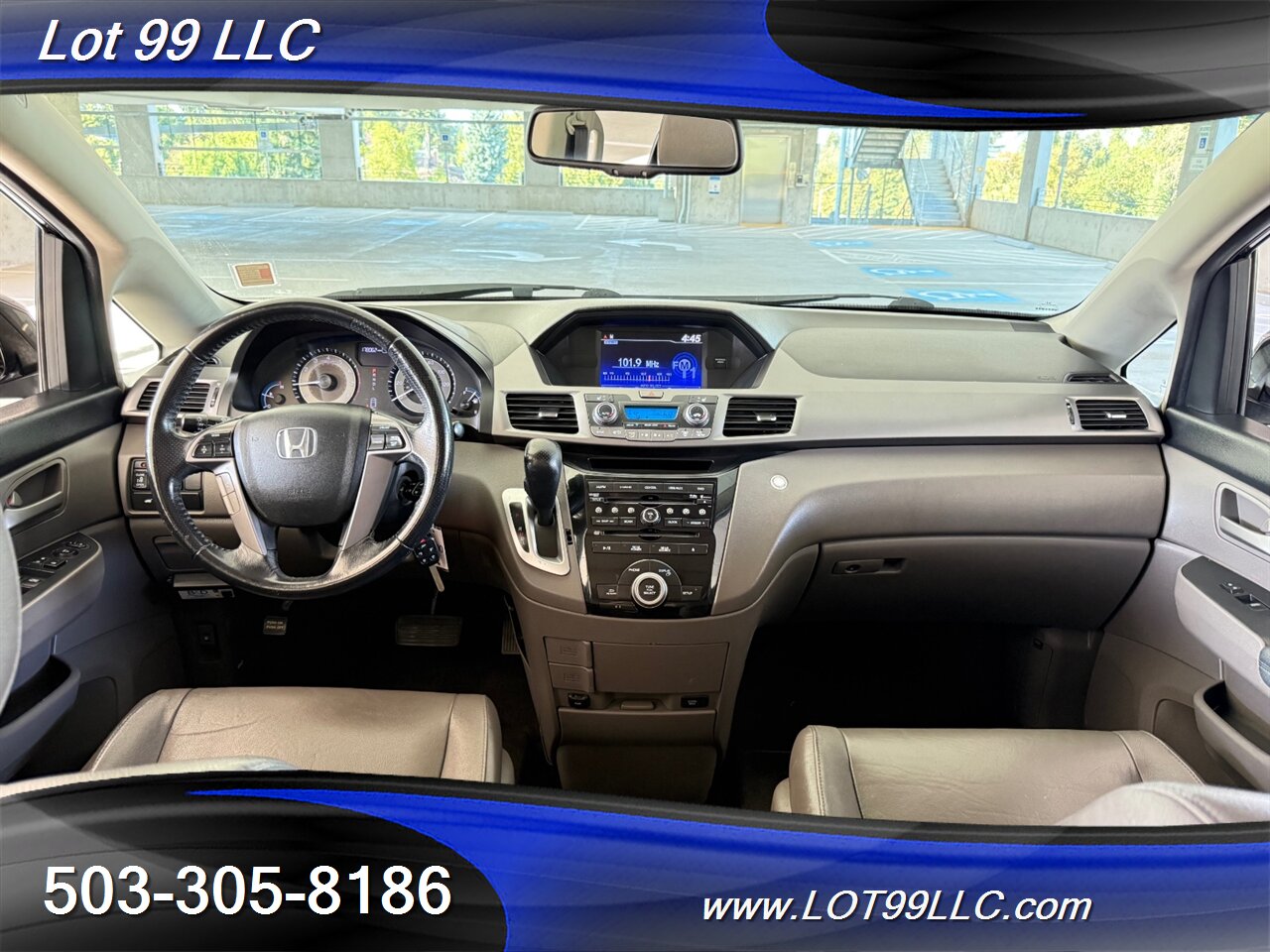 2013 Honda Odyssey EX-L WHEELCHAIR VAN Power Ramp New Tires DVD Entertainment Htd Leather Moon Roof - Photo 18 - Milwaukie, OR 97267