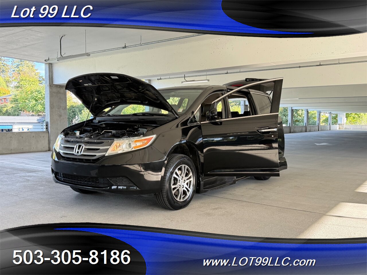 2013 Honda Odyssey EX-L WHEELCHAIR VAN Power Ramp New Tires DVD Entertainment Htd Leather Moon Roof - Photo 28 - Milwaukie, OR 97267