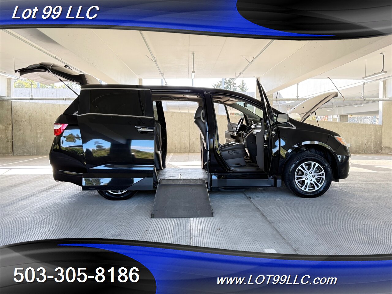 2013 Honda Odyssey EX-L WHEELCHAIR VAN Power Ramp New Tires DVD Entertainment Htd Leather Moon Roof - Photo 22 - Milwaukie, OR 97267